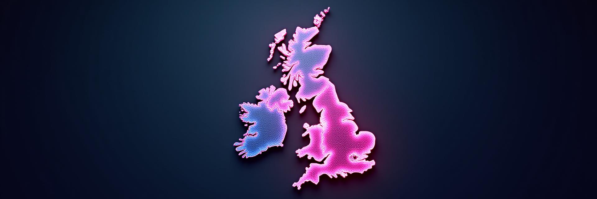 Map showing the central location of Elysian Talent in the UK